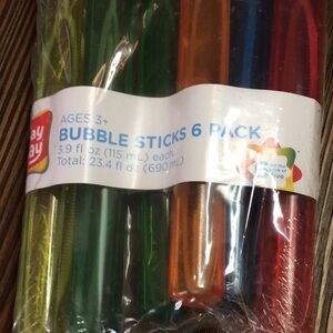 FINAL SALE PRICE 6 Pack Bubble Sticks - Fun for all!